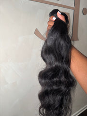 Raw Indian Natural Wavy (Bulk Hair)